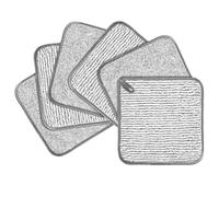 PHOGARY Lot de 6 lingettes démaquillantes en microfibre lavables, réutilisables, lavables, en microfibre, pour le visage, lingettes démaquillantes (20 x 20 cm)