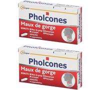 PHOLCONES - Maux de gorge Adultes 8 suppositoires Suppositoire(S) Pour 2x8 pc(s)
