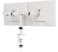 Pholiten Support de moniteur pour 2 moniteurs pour écran LCD LED de 13 à 30 pouces jusqu'à 10 kg - Hauteur réglable - Orientable - Support de moniteur pour bureau - VESA max. 100 x 100 mm