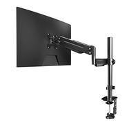 Pholiten Support Ecran PC, Bras Ecran PC, Support d'écran pour écrans jusqu'à 27 Pouces, Support Ecran VESA 75 et 100 mm, capacité de Charge : 6 kg