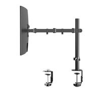 Pholiten Support Ecran PC pour écran LCD LED 13-32 Pouces jusqu'à 10 kg, Support Écran PC, Bras Ecran inclinable et pivotant réglable en Hauteur pour Le Bureau, Max.VESA 100x100mm