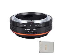 PHOLSY Bague d'adaptation avec levier ouverture pour objectifs Canon FD FL et Appareil Photo Boîtier Leica L Mount Compatible avec Leica SL2, SL2-S, CL, TL2, Lumix S5, S1, BS1H, SIGMA fp, fp L