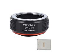 PHOLSY Bague d'adaptation CY vers MFT pour Objectifs Yashica Contax C/Y Mount sur Appareils Photo Boîtier Micro Four Thirds (M4/3 Micro 4/3) Mount Compatible avec Olympus Panasonic Lumix Caméras