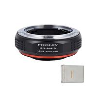 PHOLSY Bague d'adaptation Konica vers MFT pour Objectifs Konica AR Mount sur Appareils Photo Boîtier Micro Four Thirds (M4/3 Micro 4/3) Mount Compatible avec Olympus Panasonic Lumix Caméras