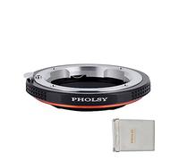 PHOLSY Bague d'adaptation LM vers MFT pour Objectifs Leica M, Zeiss ZM, VM Mount sur Appareils Photo Boîtier Micro Four Thirds (M4/3 Micro 4/3) Mount Compatible avec Olympus Panasonic Lumix Caméras