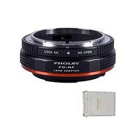 PHOLSY Bague d'adaptation Manuelle pour Mount d'objectif FD sur RF | Compatible avec Objectifs Canon FD et Appareil Photo Canon R, FD vers RF, FL vers EOS-R avec Levier d'ouverture
