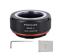 PHOLSY Bague d'adaptation Manuelle pour Mount d'objectif M42 sur L
