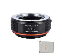 PHOLSY Bague d'adaptation Manuelle pour Mount d'objectif MD sur L