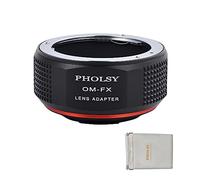 PHOLSY Bague d'adaptation Manuelle pour Mount d'objectif Om sur FX | Compatible avec Objectifs Olympus OM et Appareil Photo Fujifilm X, Olympus OM vers Fuji X, OM vers X