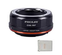 PHOLSY Bague d'adaptation Manuelle pour Mount d'objectif Om sur RF | Compatible avec Objectifs Olympus OM et Appareil Photo Canon R, Olympus OM vers RF, OM vers EOS-R