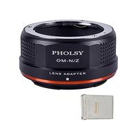 PHOLSY Bague d'adaptation Manuelle pour Mount d'objectif Om sur Z | Compatible avec Objectifs Olympus OM et Appareil Photo Nikon Z, Olympus OM vers Nikon Z, OM vers Z