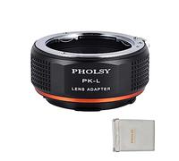 PHOLSY Bague d'adaptation Manuelle pour Mount d'objectif PK sur L
