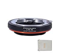 PHOLSY Bague d'adaptation Manuelle pour Objectif Leica M sur E