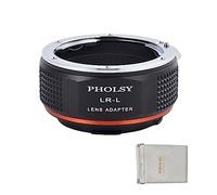 PHOLSY Bague d'adaptation Manuelle pour Objectif Leica R sur L