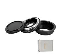 PHOLSY Bague d'adaptation Mise au Point Manuelle avec Levier Ouverture, Verre Optique et Capuchon, Compatible avec objectifs Canon FD FL Mount et Appareil Photo Canon EOS EF-Mount, FD vers EF
