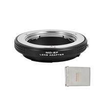 PHOLSY Bague d'adaptation Mise au Point Manuelle, Uniquement Macro Pas de Verre, Compatible avec objectifs Minolta MD MC Mount et Appareil Photo Canon EOS EF-Mount, Minolta vers EOS, MD vers EF