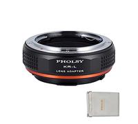 PHOLSY Bague d'adaptation pour objectifs Konica AR Mount et Appareil Photo Boîtier Leica L Mount Compatible avec Leica SL2, SL2-S, CL, TL2, Lumix S5, S1, BS1H, Sigma FP, FP L