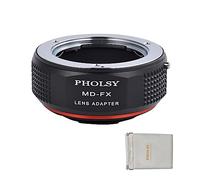 PHOLSY Bague d'adaptation pour objectifs Minolta Rokkor MD/MC/SR Mount et Appareil Photo Fujifilm X Mount, X-H2S, X-Pro3, X-T5, X-T4, X-S20, X-S10, X-T30II, X-E4 etc. MD vers FX