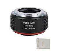 PHOLSY Bague d'adaptation Tamron vers MFT pour Objectifs Tamron Adaptall-2 Mount sur Appareils Photo Boîtier Micro Four Thirds (M4/3 Micro 4/3) Mount Compatible avec Olympus Panasonic Lumix Caméras
