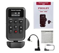 PHOLSY Contrôleur de Caméscope Télécommande de Caméscope sans Fil avec LANC | Prise à distance 2,5 mm, Zoom Vidéo, mise au point Vidéo, IRIS et d'enregistrement Vidéo pour Canon Sony Caméscopes