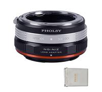 PHOLSY FTZ Bague d'adaptation Manuelle pour Objectif Nikon F (G) sur Z | Compatible avec Objectifs Nikon G et Appareil Photo Nikon Z, Nikon F vers Z, Nikon G vers Z avec Levier d'ouverture
