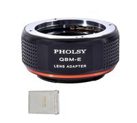 PHOLSY Manuelle Bague d'adaptation pour Objectifs: Compatible avec Les Objectifs Rollei SL35 (QBM) et Les Boîtiers Appareils Photo Sony E (NEX), QBM vers E