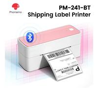 Phomemo 241 Bluetooth imprimante d'étiquettes thermiques sans fil petite imprimante d'étiquettes d'expédition 4X6 Compatible avec iPhone Android Mac fenêtre