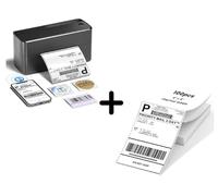 Phomemo 241 Imprimante Thermique Étiquettes 4 x 6 Pouces + Lot de 100 étiquettes d'expédition DHL