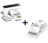 Phomemo 241 Imprimante Thermique Étiquettes + Lot de 100 étiquettes d'expédition DHL