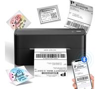 Phomemo 241BT Imprimante Etiquettes Expédition Bluetooth, Imprimante Thermique Etiquette Autocollante 4X6, Compatible avec iPhone/Mac/Windows, Amazon, Etsy, Ups, DHL, Ebay&Shopify - Noir