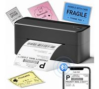 Phomemo 241BT lmprimante Thermique Etiquette 4x6, Imprimante Etiquette Expedition, Bluetooth Imprimante sans Encre pour Le Bureau, Compatible avec DHL, UPS, Amazon, Ebay, Shopify