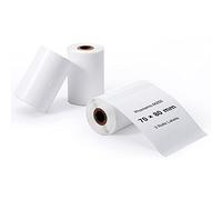 Phomemo 3 Rouleaux d'Étiquette M220 Étiquette thermique Auto-adhésive, Étiquettes multifonctions, 2,76"x3,15" (70x80mm),Compatible avec l'étiqueteuse Phommeo M200 M220 M221,180 étiquettes/rouleau