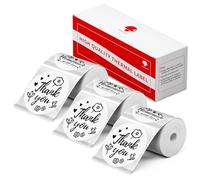 Phomemo 3 rouleaux d'étiquettes Rondes pour M110/M220, 40×40mm, 480PSC