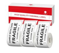 Phomemo 3 rouleaux étiquettes pour M110/M108/M220/M221, 40x80mm, 270 PCS