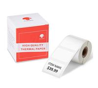 Phomemo 30x20mm Etiquettes autocollantes en papier pour imprimante thermique directe, étiquettes de prix/codes-barres pour l'étiqueteuse Phomemo M110