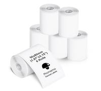 Phomemo 6 Rouleaux Étiquettes Autocollantes 50x80mm pour M110/M220, 540 Pcs