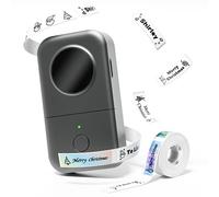 Phomemo D30 Étiqueteuse Bluetooth, Portable Etiqueteuse Autocollantes Portable adaptée à la Maison, à la Cuisine, à l'école et au Bureau, Label Maker Compatible avec iOS & Android, Gris