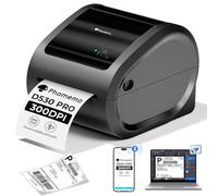 Phomemo Ethernet Imprimante d'étiquettes d'expédition, Imprimante Thermique 300dpi pour Professionnels, Compatible Ethernet, Bluetooth et USB, Compatible avec Amazon, Vinted, Etsy, Cdiscount, DPD, UPS