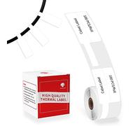 Phomemo Étiquettes autocollantes pour bijoux, étiquettes thermiques, pour M110, M120, M200, M220, M221, étiquettes imperméables, pour prix, 25 mm x 38 mm +40 mm, 100 étiquettes