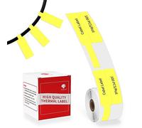 Phomemo Étiquettes autocollantes pour bijoux, étiquettes thermiques, pour M110, M120, M200, M220, M221, étiquettes imperméables, pour prix, 25 mm x 38 mm +40 mm, 100 étiquettes, couleur