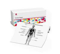 Phomemo Imprimante compatible M08F Rouleaux de papier thermique A4 à utiliser avec le support M08F