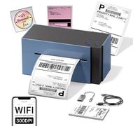 Phomemo Imprimante d'étiquettes d'expédition WiFi 4x6, 344WF, imprimante Thermique WiFi pour Petites Entreprises, Fabricant d'étiquettes Postales, Compatible avec Ebay, Etsy, Shopify, Amazon, USPS