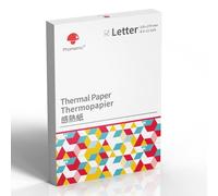 Phomemo Lot de 200 feuilles de papier thermique Phomemo pour imprimante COLORWING M08F-Letter, Brother PocketJet PJ762/PJ763MFi, HPRT MT800/MT800Q, 21,6 x 27,9 cm