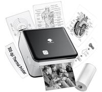 Phomemo M02 Pro - Imprimante Portable Thermique Mini 300 DPI, Sans Fil Bluetooth pour Notes d'Étude, Autocollants et Étiquettes