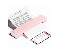 Phomemo M08F A4 Imprimante Thermique Portable sans Fil Bluetooth IImprimante Portable Thermique Encre pour Phone et PC, Prend en Charge A4 Papier