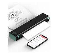Phomemo M08F Imprimante Portable, Imprimante Compacte Thermique sans Encre, Compatible avec Les Bluetooth avec Smartphone, USB avec Tablette/Mac