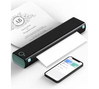 Phomemo M08F Imprimante Thermique Portable A4 sans Encre, Noire Verte