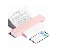 Phomemo M08F A4 Imprimante Thermique Portable sans Fil Bluetooth IImprimante Portable Thermique Encre pour Phone et PC, Prend en Charge A4 Papier