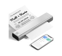 Phomemo M08F Imprimantes à reçu Portable Thermique sans Encre, Argent Noire