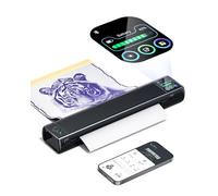 Phomemo M08F Plus Imprimante à Stencils pour Tatouage - Bluetooth Thermocopieur Tatouage Professionnelle avec Écran Tactile et 10 Feuilles Papier Transfert Premium